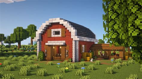 barn ideas for minecraft|simple barn design minecraft.